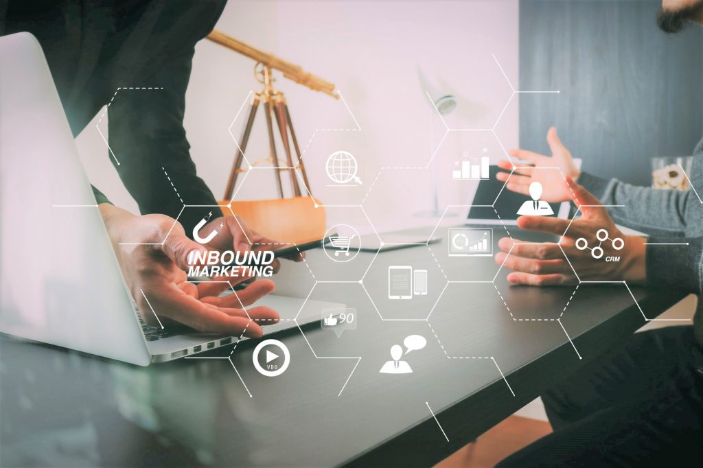 Canva - co working team meeting concept,businessman using smart phone and digital tablet and laptop computer in modern office
