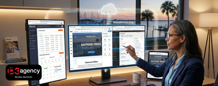 A website being analyzed for AI Optimization